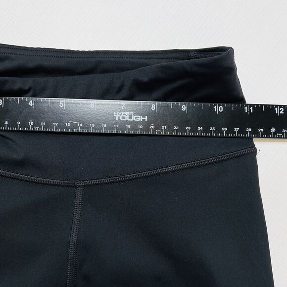 Lululemon Run Crew Tight Size 2 28" Black / True Navy / Steam Blue Striped Nulux - Picture 8 of 12